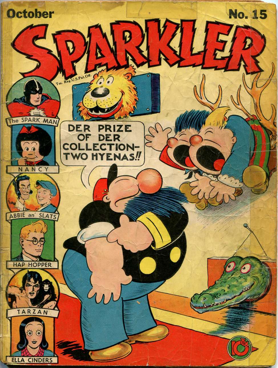 Book Cover For Sparkler Comics 15