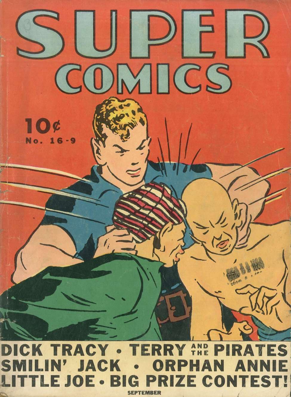 Comic Book Cover For Super Comics 16
