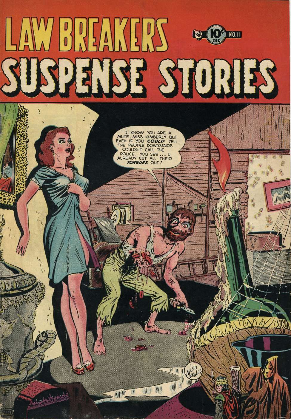 Comic Book Cover For Lawbreakers Suspense Stories 11