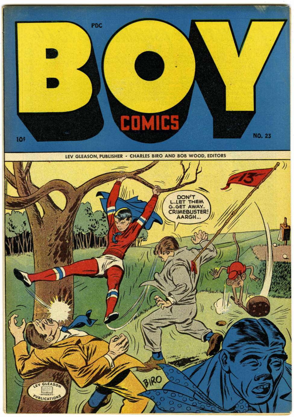Comic Book Cover For Boy Comics 23