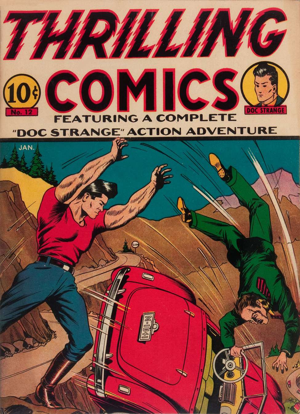 Book Cover For Thrilling Comics 12 (alt) - Version 2