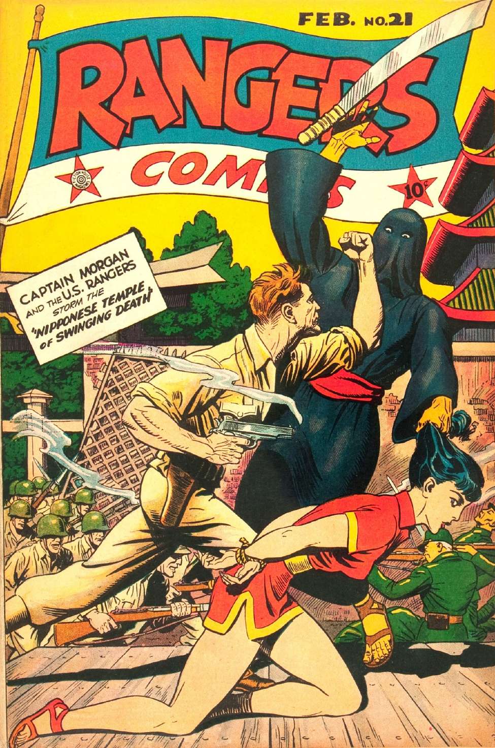 Comic Book Cover For Rangers Comics 21 - Version 1