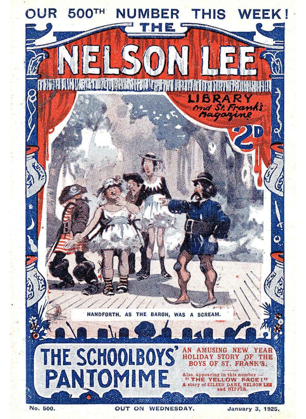 Comic Book Cover For Nelson Lee Library s1 500 - The Schoolboys’ Pantomime