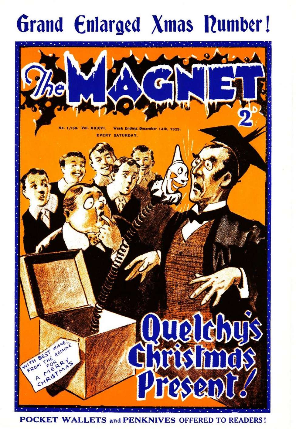 Book Cover For The Magnet 1139 - Quelchy's Christmas Present!