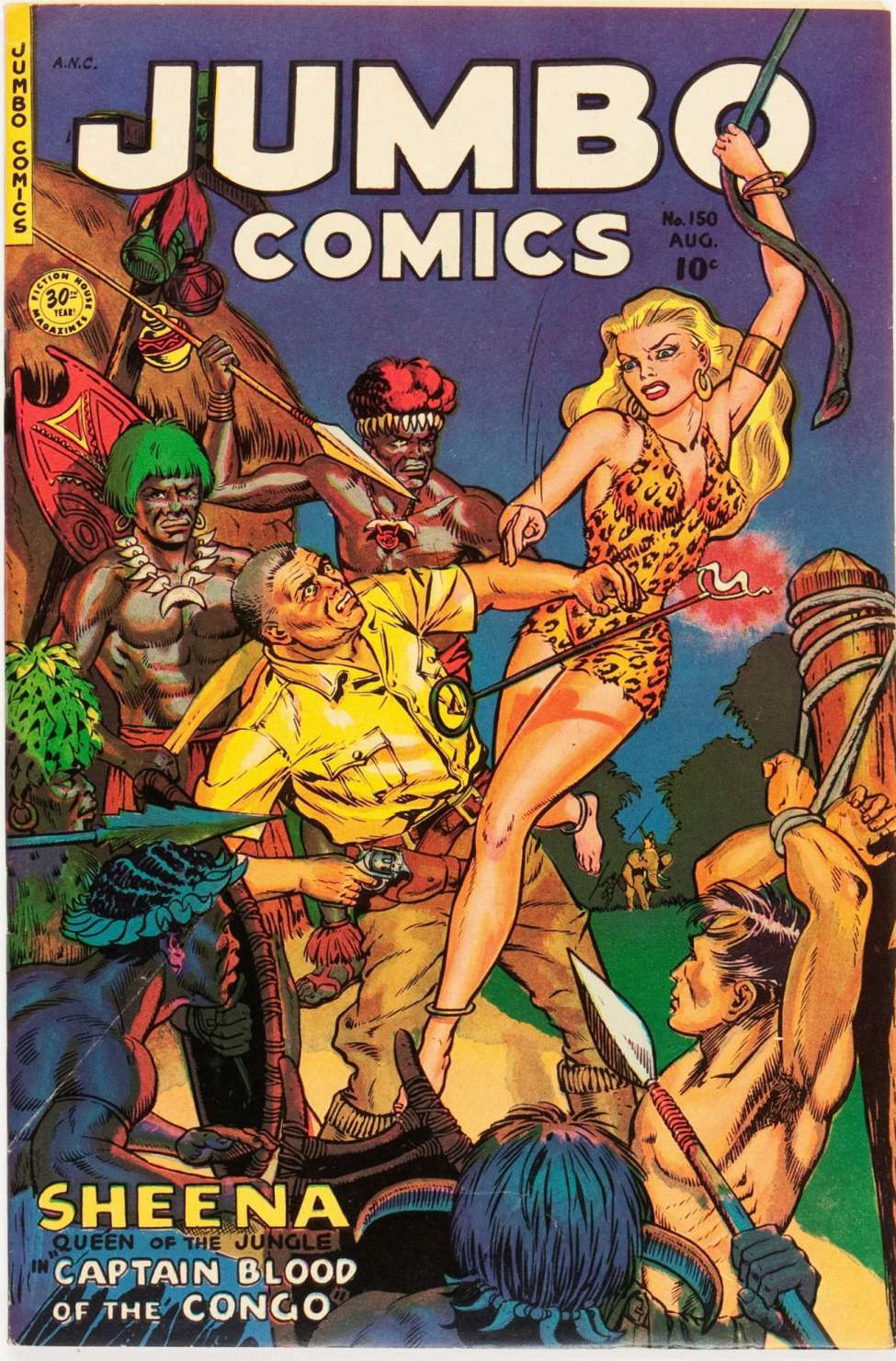 Comic Book Cover For Jumbo Comics 150