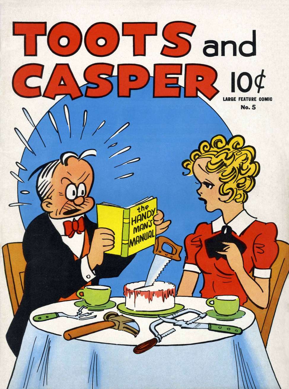 Comic Book Cover For Large Feature Comic v2 5 - Toots and Casper