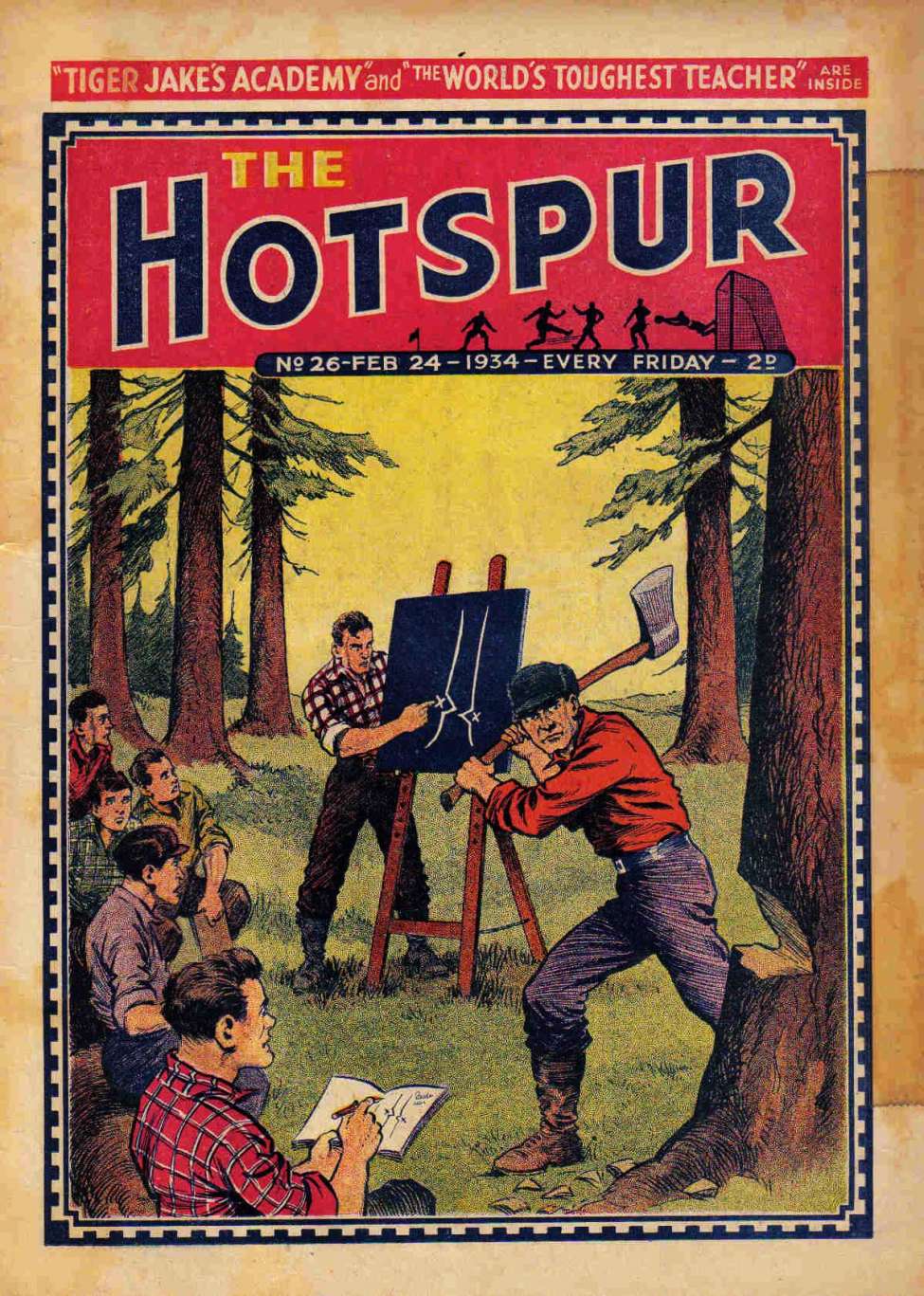 Comic Book Cover For The Hotspur 26