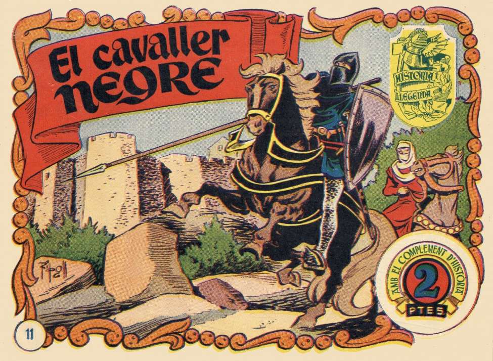 Comic Book Cover For Història i llegenda 11 - El Cavaller Negro