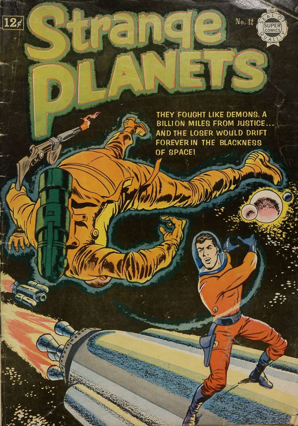 Comic Book Cover For Strange Planets 12 - Version 1