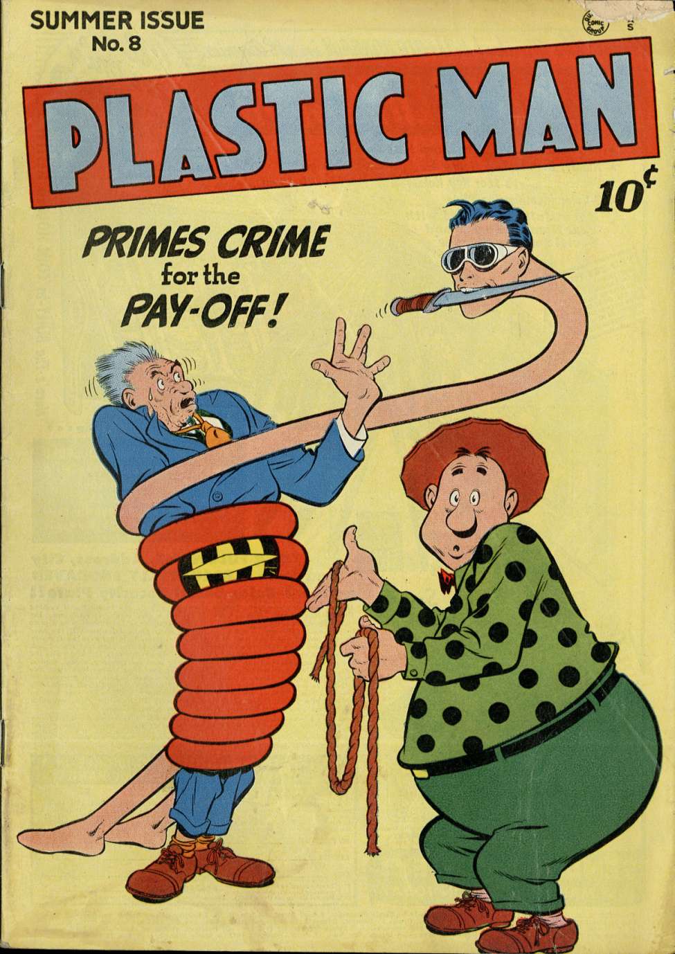 Comic Book Cover For Plastic Man 8
