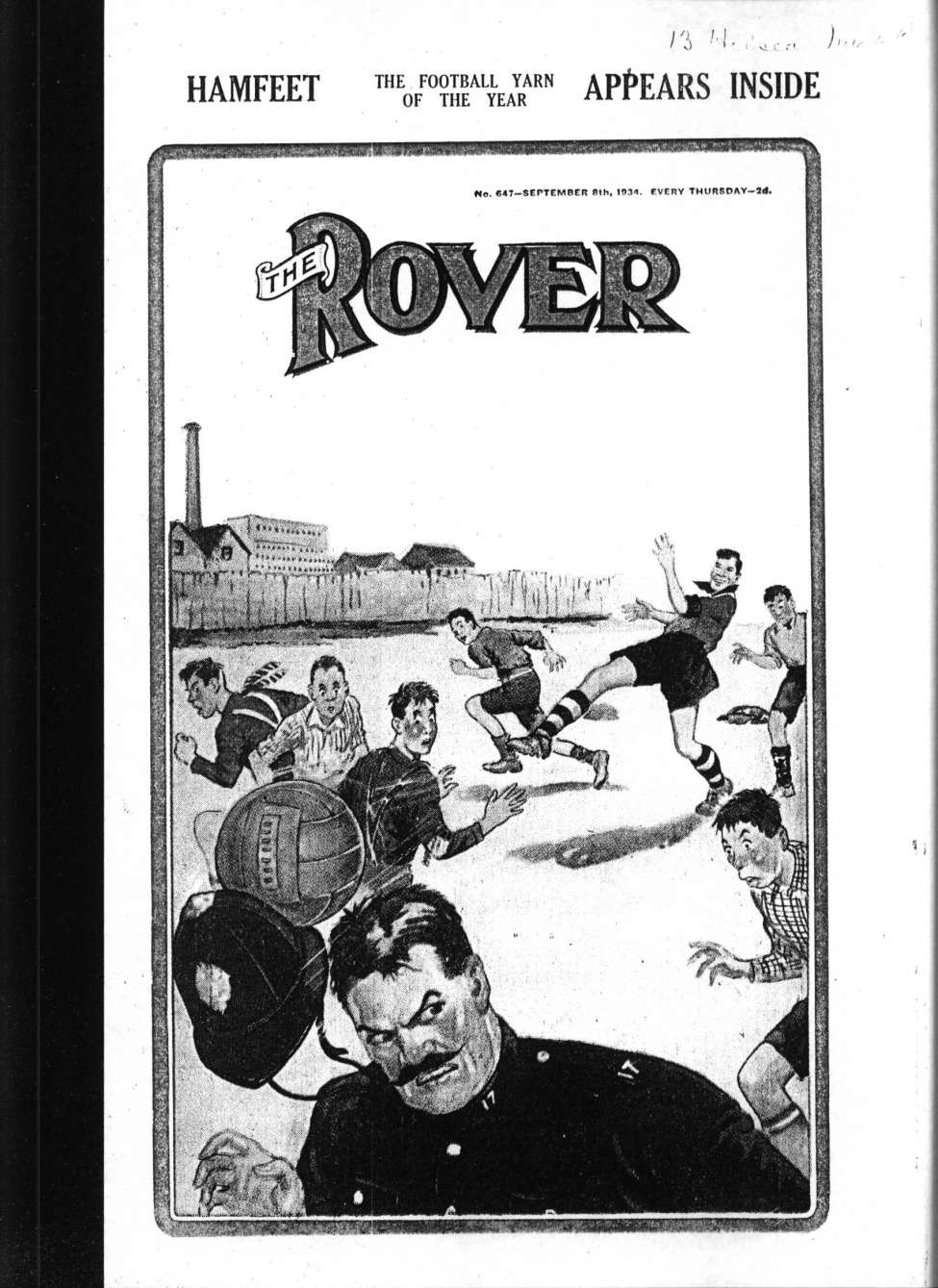 Book Cover For The Rover 647