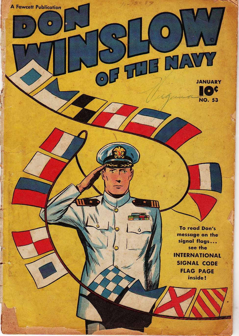 Comic Book Cover For Don Winslow of the Navy 53