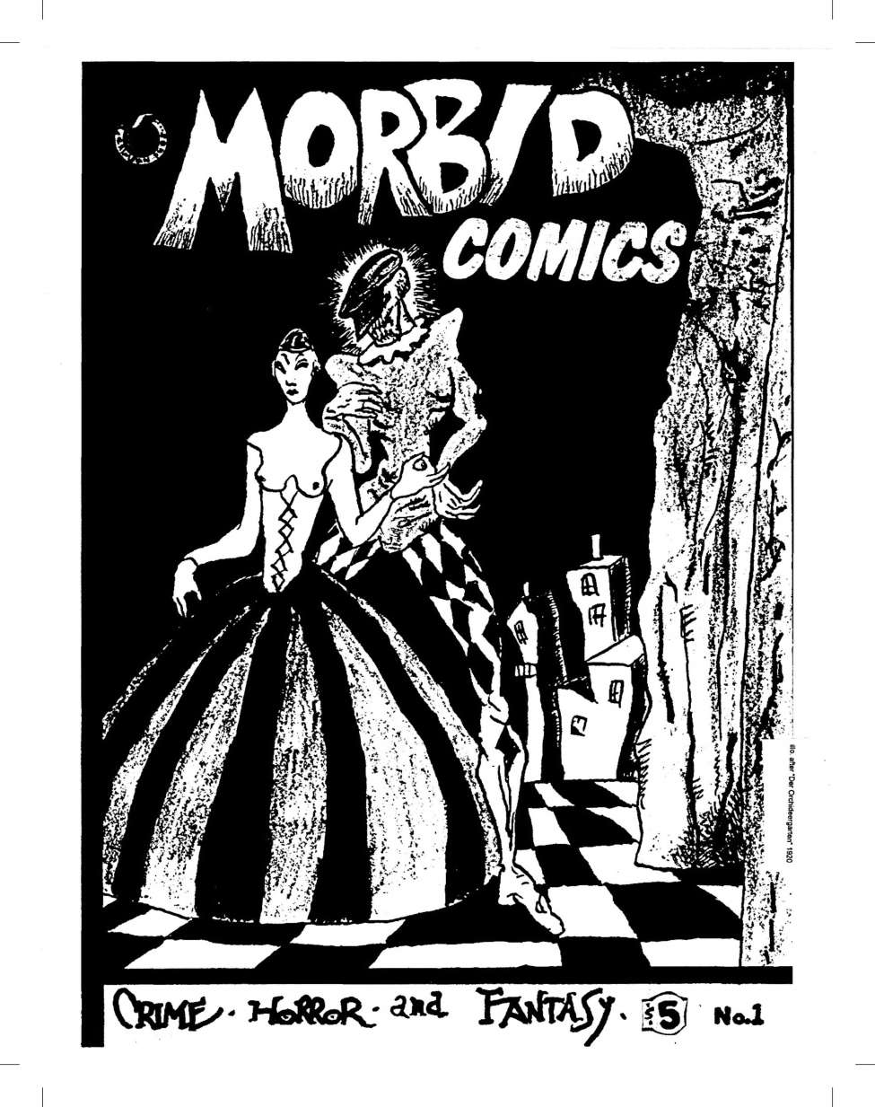 Comic Book Cover For Morbid Comics 1