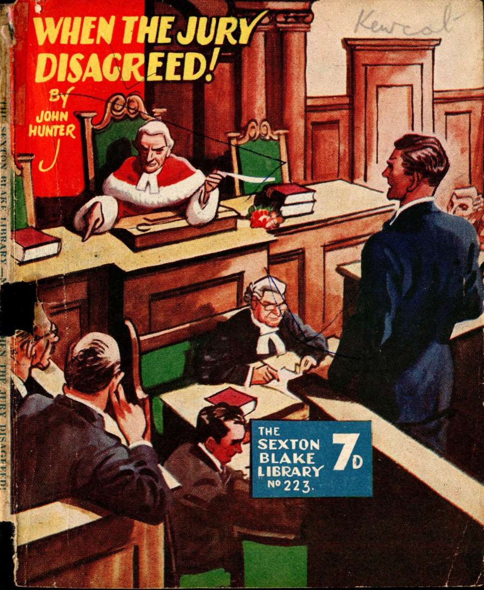 Comic Book Cover For Sexton Blake Library S3 223 - When the Jury Disagreed