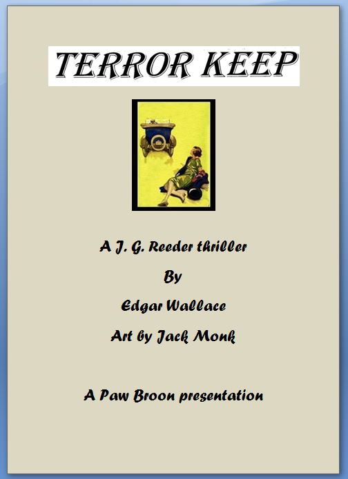 Comic Book Cover For Terror Keep
