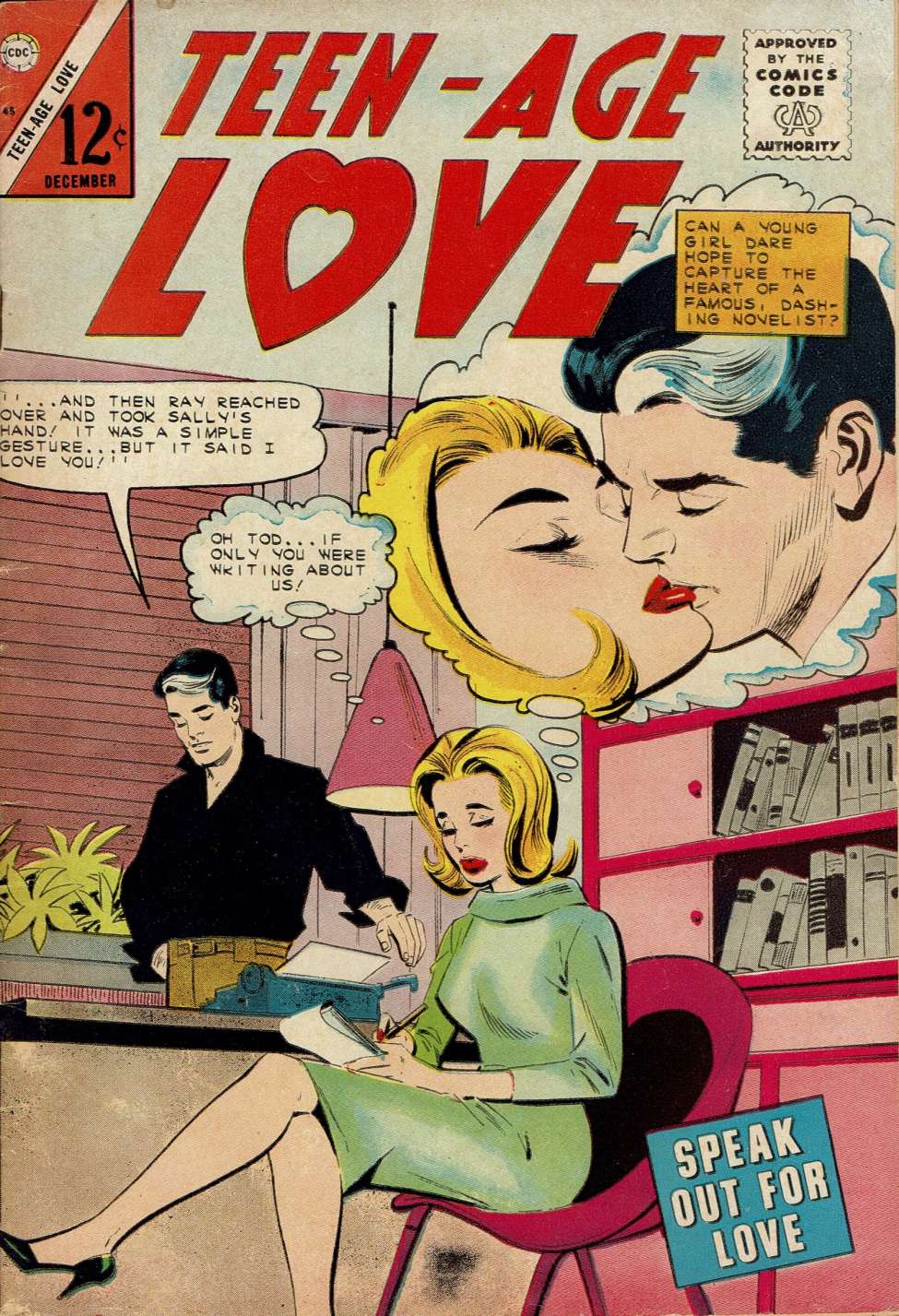 Book Cover For Teen-Age Love 45