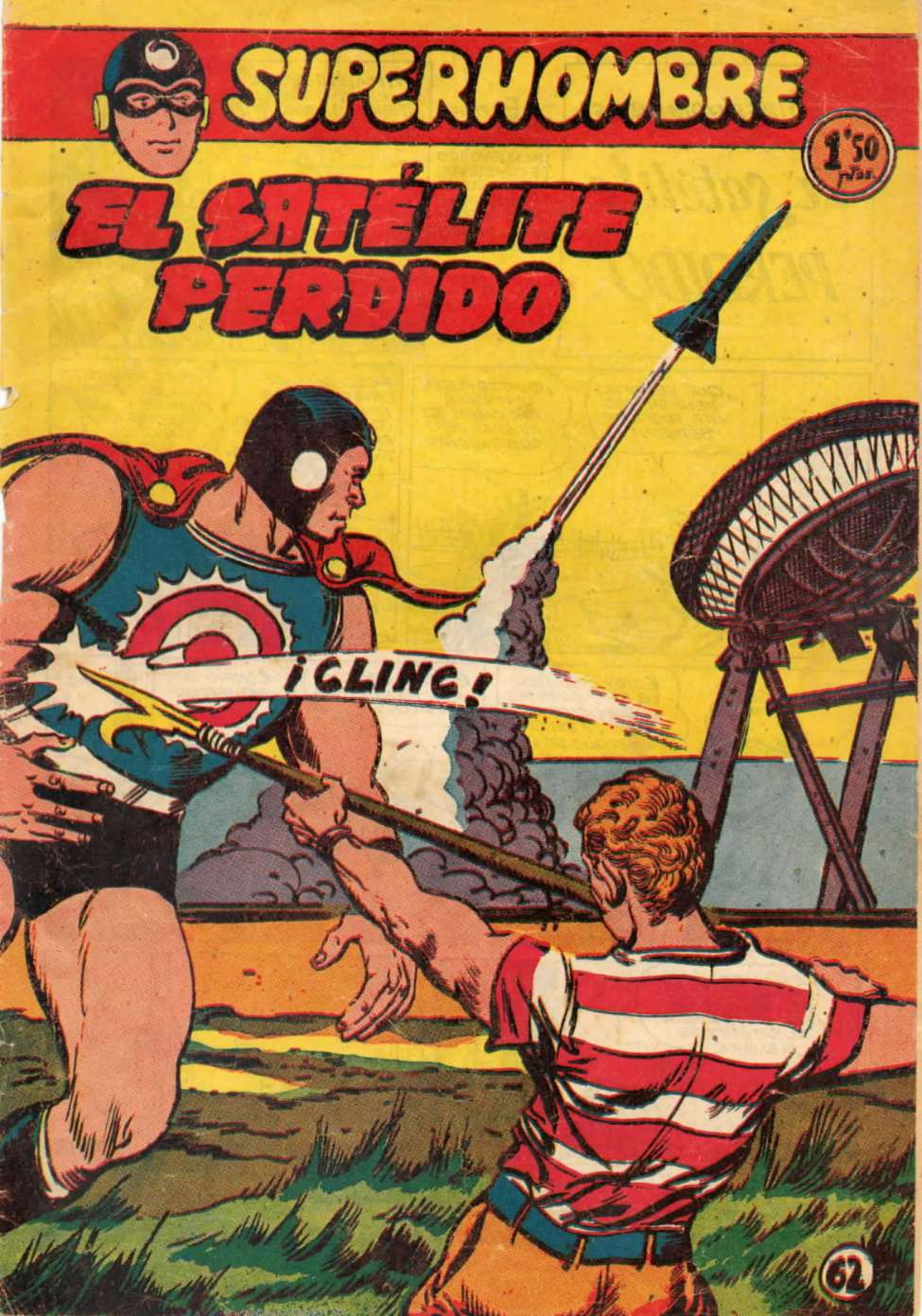 Comic Book Cover For SuperHombre 62 El satelite perdido