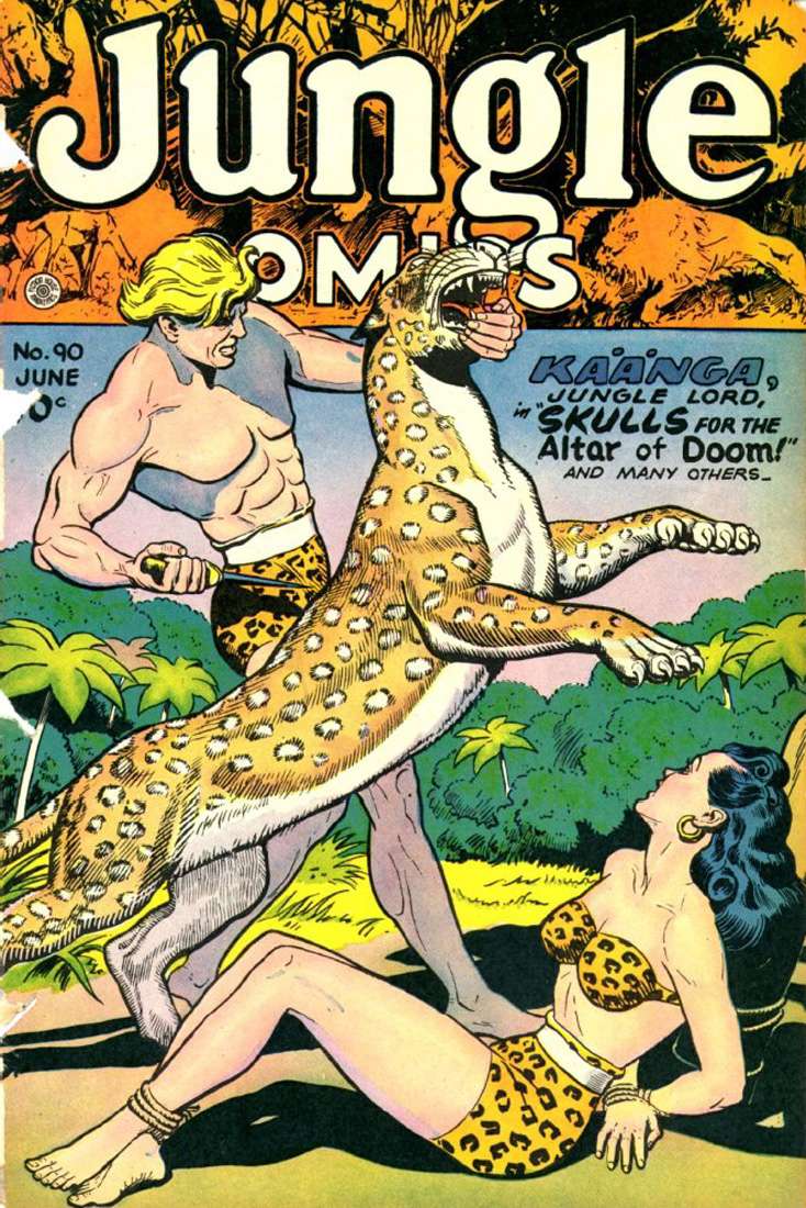 Comic Book Cover For Jungle Comics 90 - Version 1