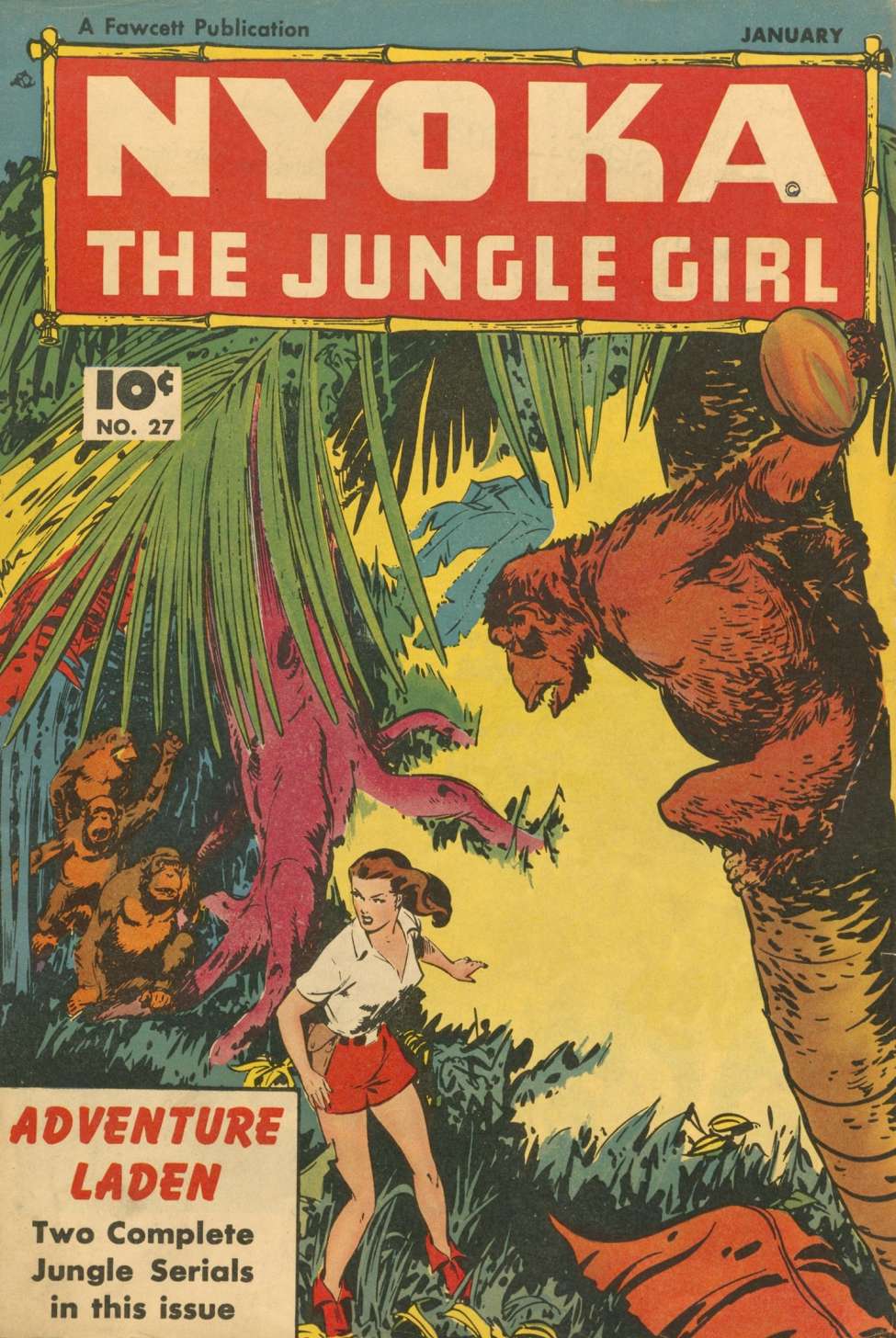 Book Cover For Nyoka the Jungle Girl 27 - Version 2