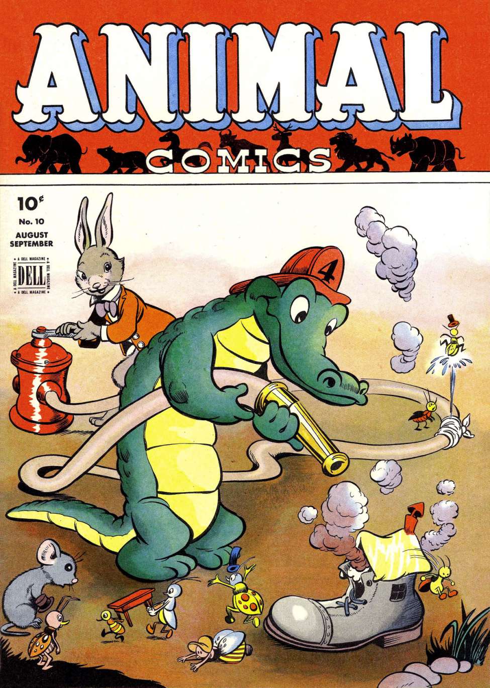 Book Cover For Animal Comics 10