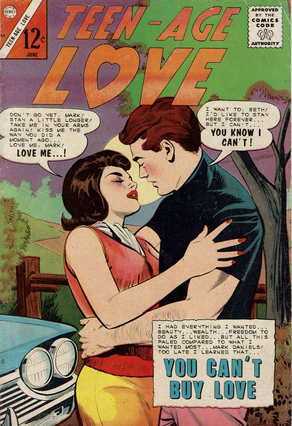 Book Cover For Teen-Age Love 42
