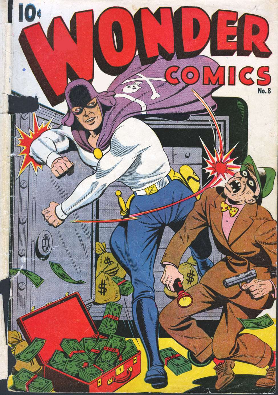 Comic Book Cover For Wonder Comics 8
