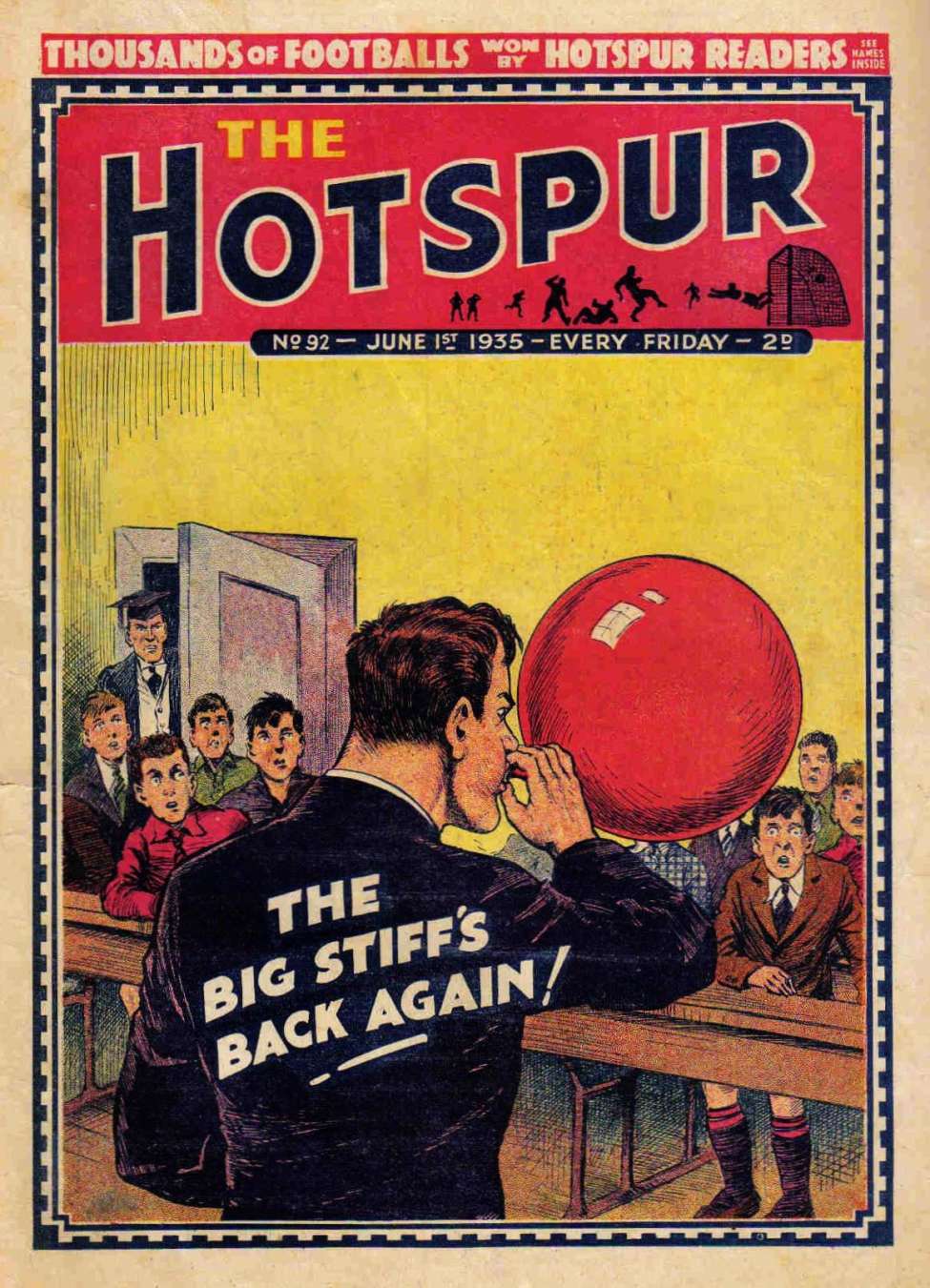 Comic Book Cover For The Hotspur 92