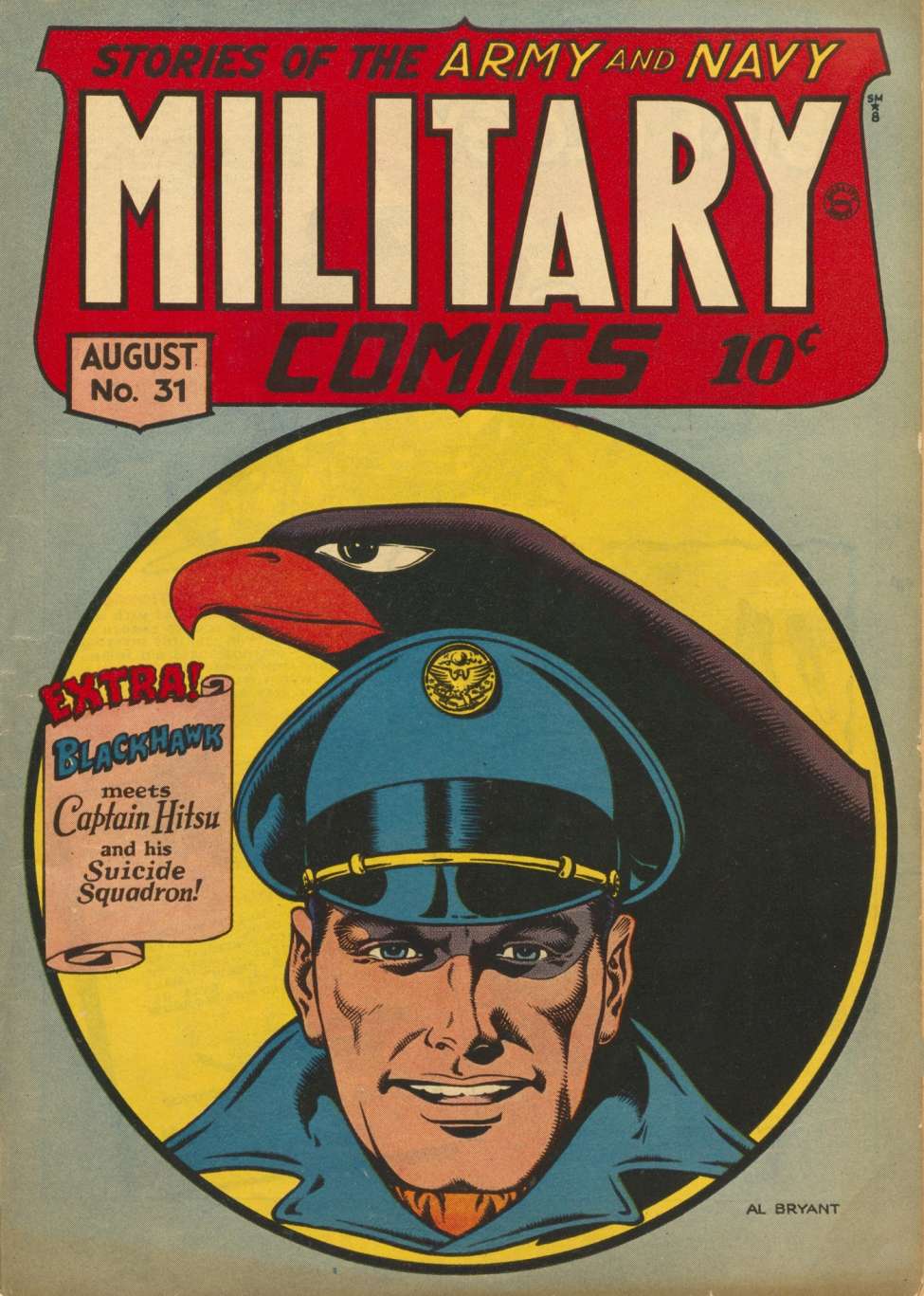 Comic Book Cover For Military Comics 31