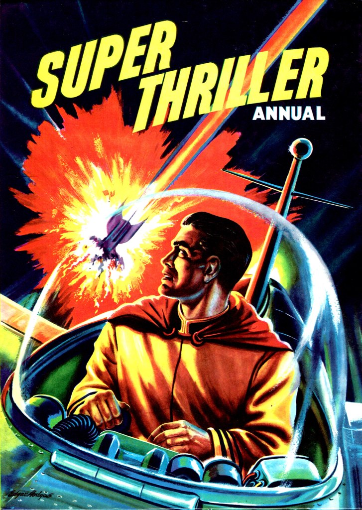 Book Cover For Super Thriller Annual 1958