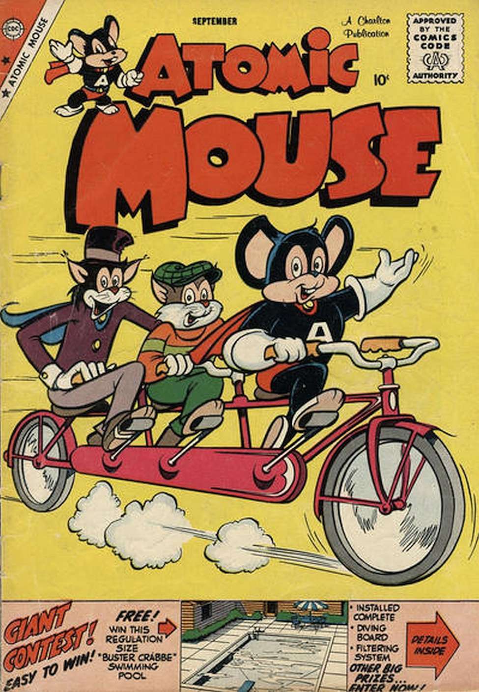 Comic Book Cover For Atomic Mouse 32