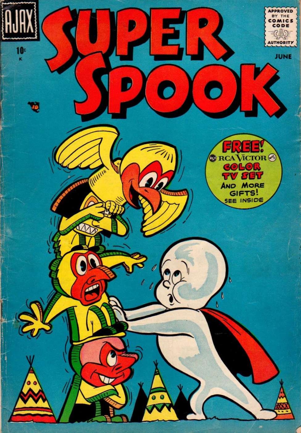 Comic Book Cover For Super Spook 4