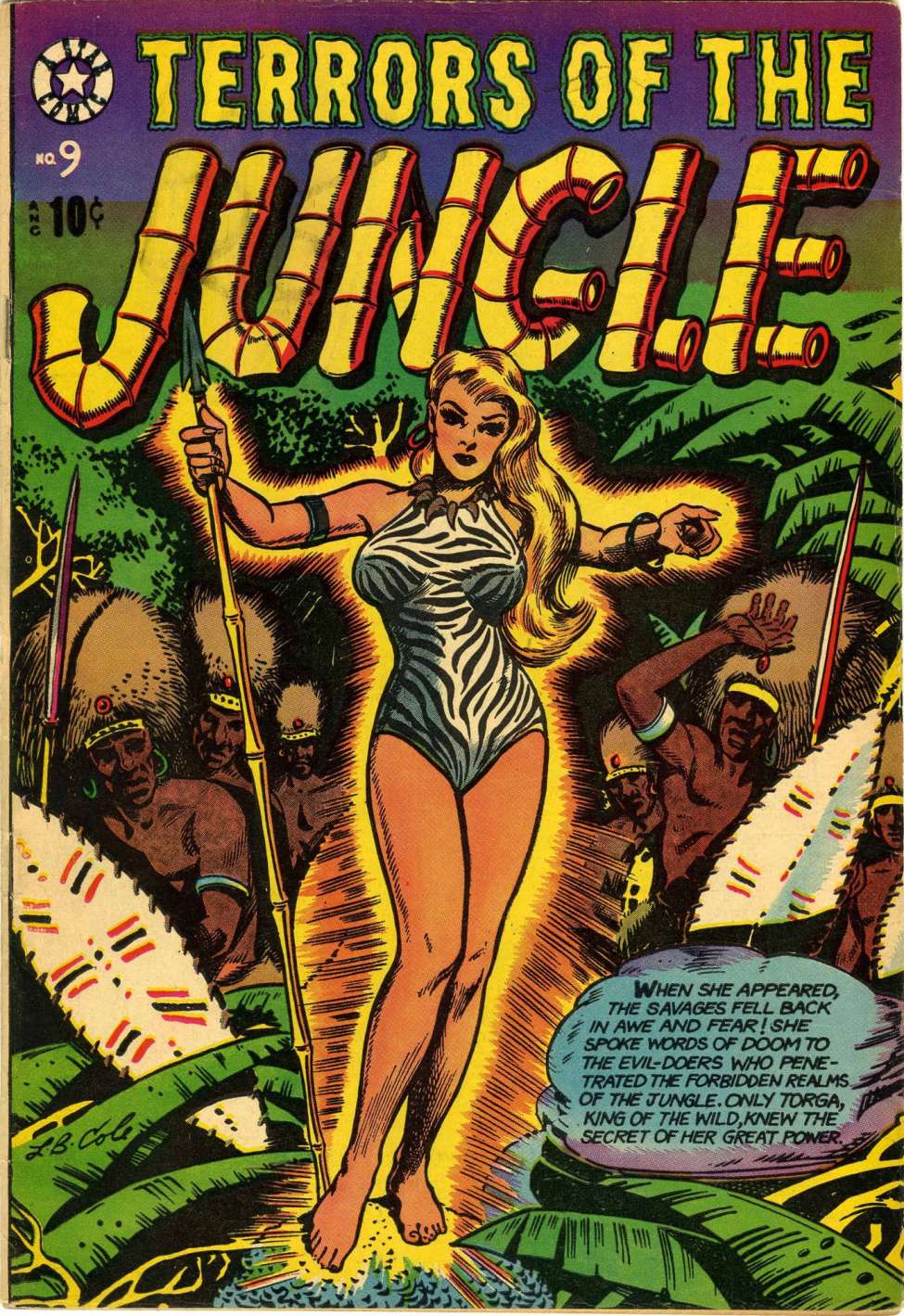 Comic Book Cover For Terrors of the Jungle 9