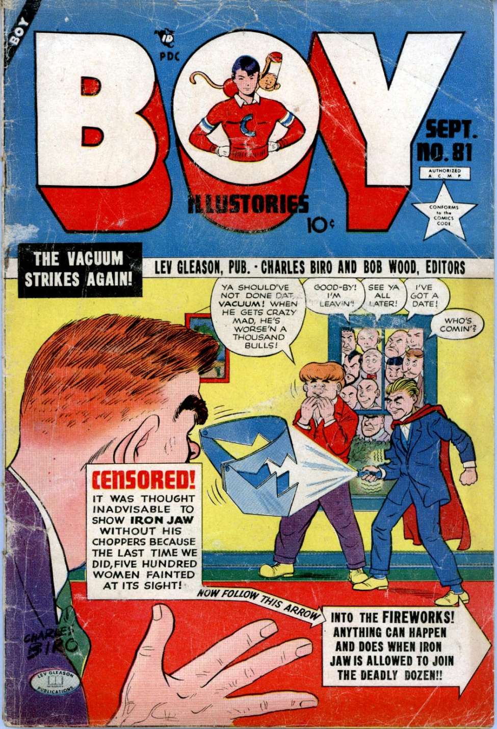 Comic Book Cover For Boy Comics 81