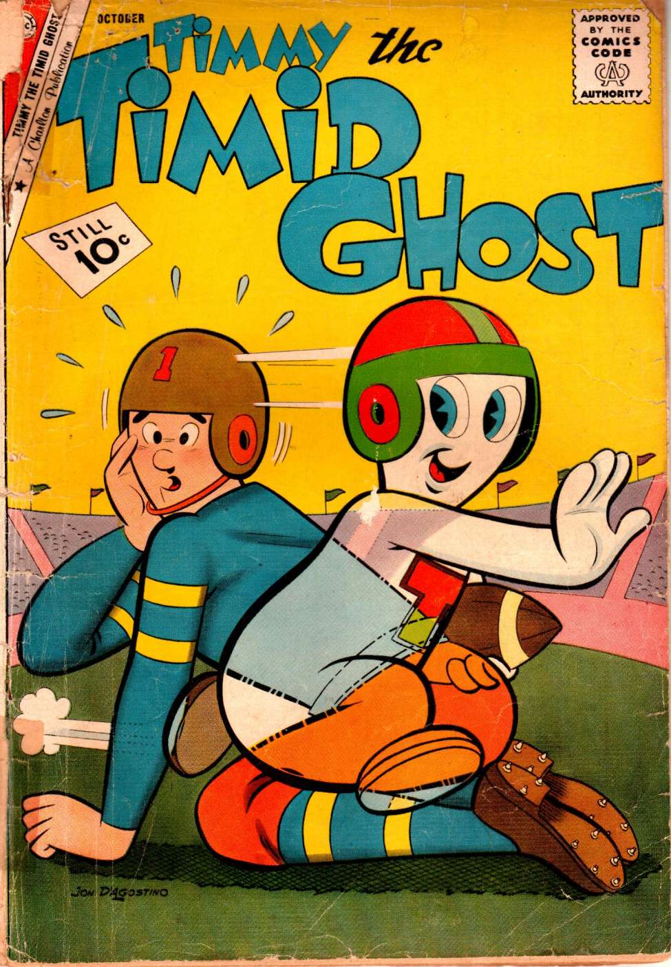 Comic Book Cover For Timmy the Timid Ghost 29