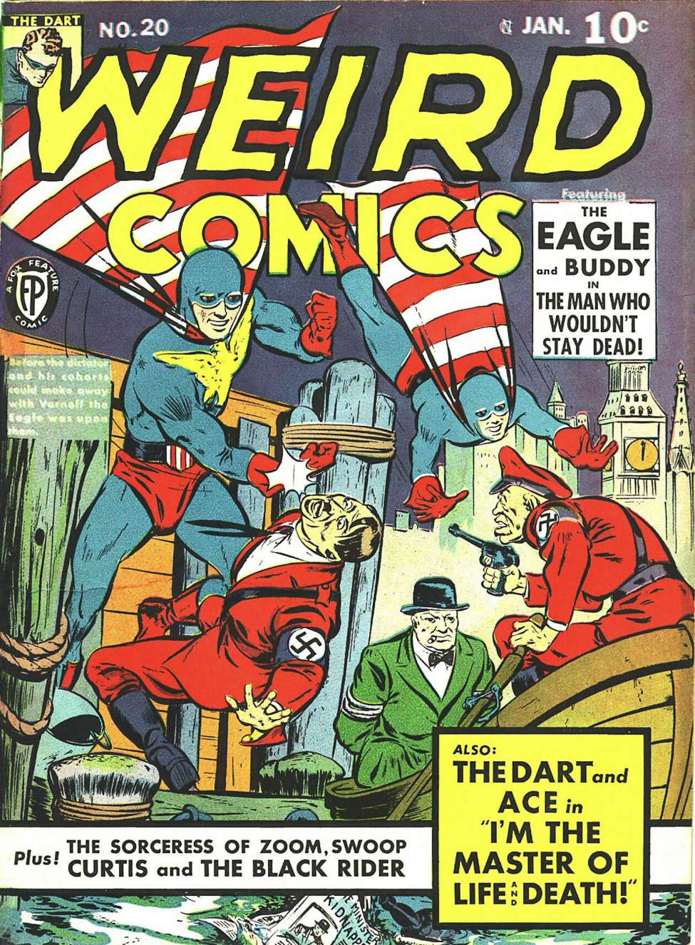 Book Cover For Weird Comics 20