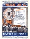 Cover For Nelson Lee Library s1 286 - Barred by the Head