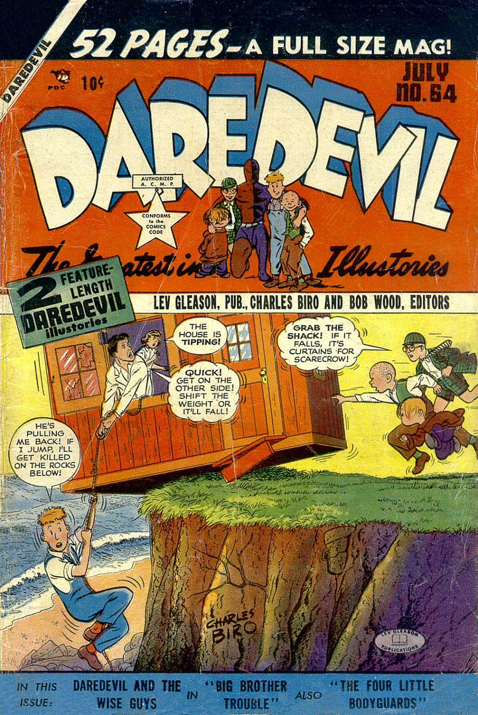 Comic Book Cover For Daredevil Comics 64