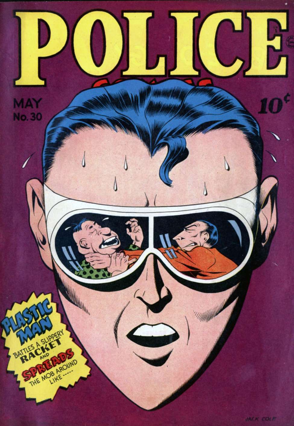 Book Cover For Police Comics 30