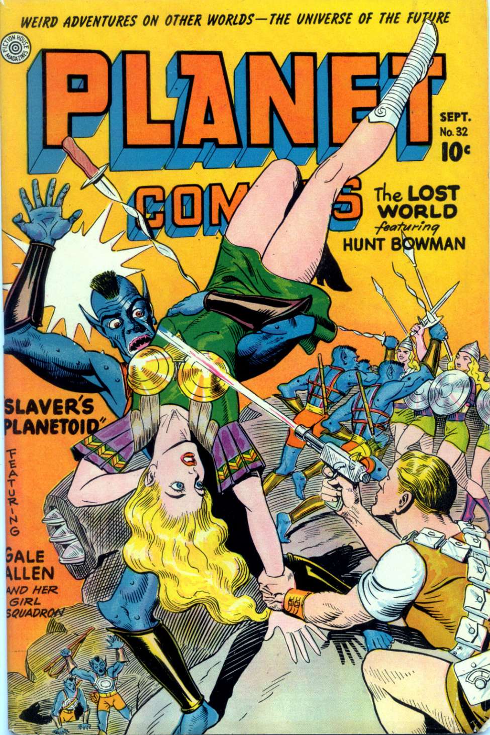 Comic Book Cover For Planet Comics 32 - Version 1