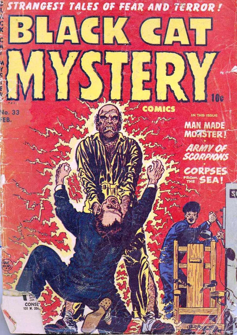 Comic Book Cover For Black Cat 33 (Mystery)