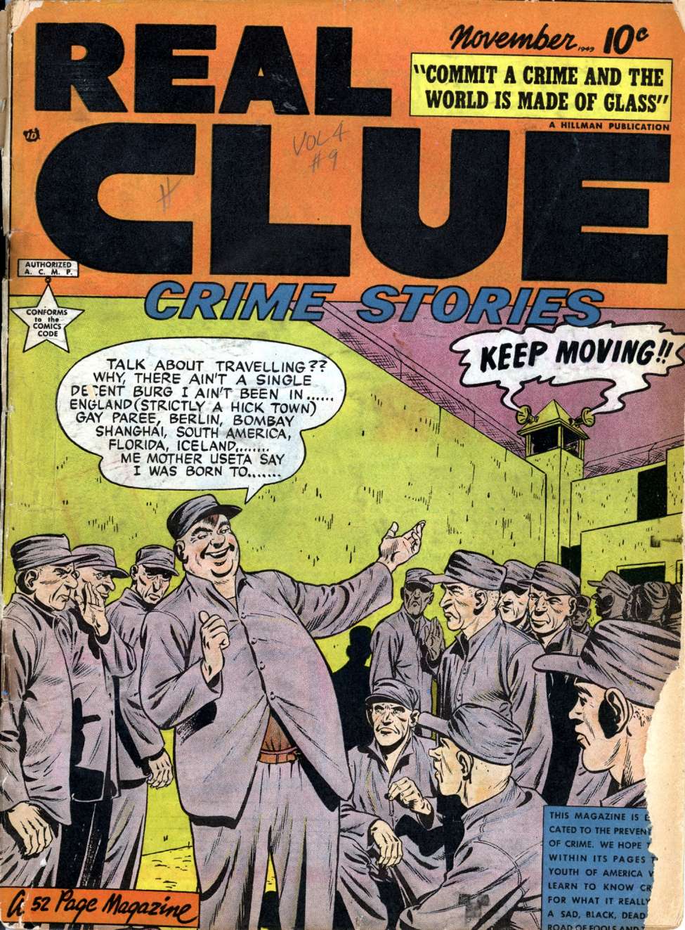 Book Cover For Real Clue Crime Stories v4 9