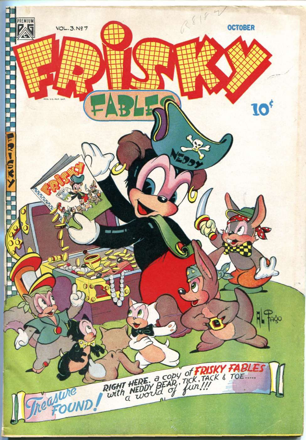 Comic Book Cover For Frisky Fables v3 7