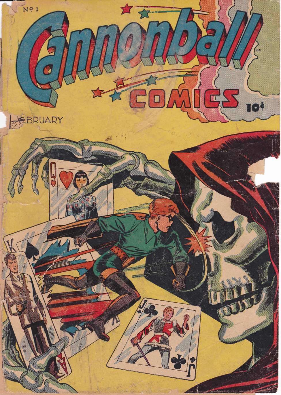 Comic Book Cover For Cannonball Comics 1
