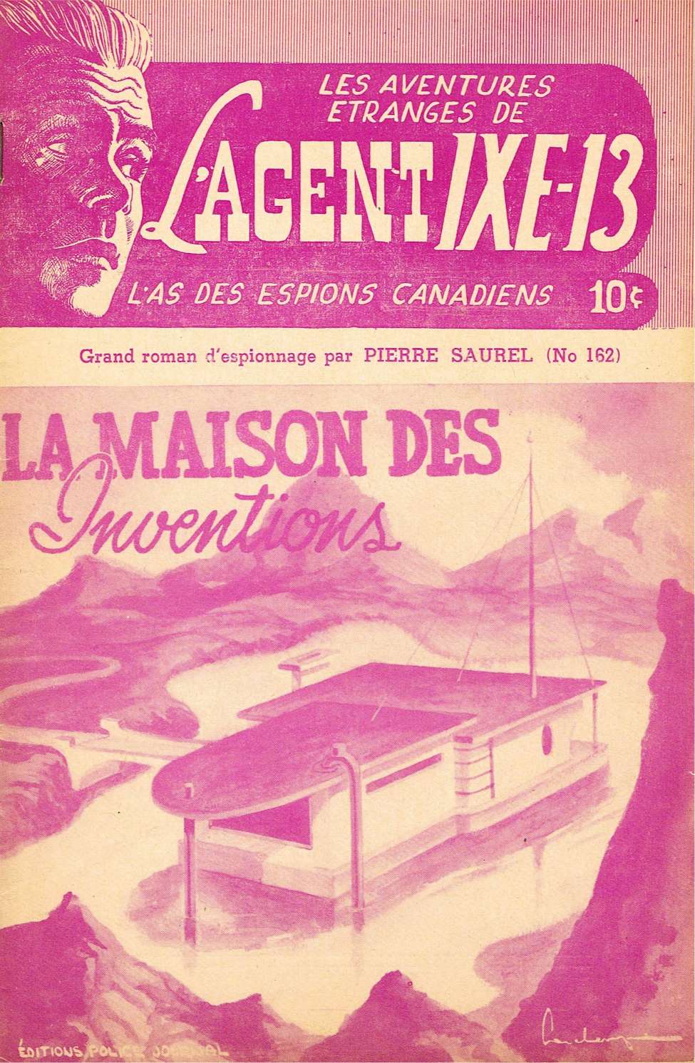 Comic Book Cover For L'Agent IXE-13 v2 162 - La maison des inventions