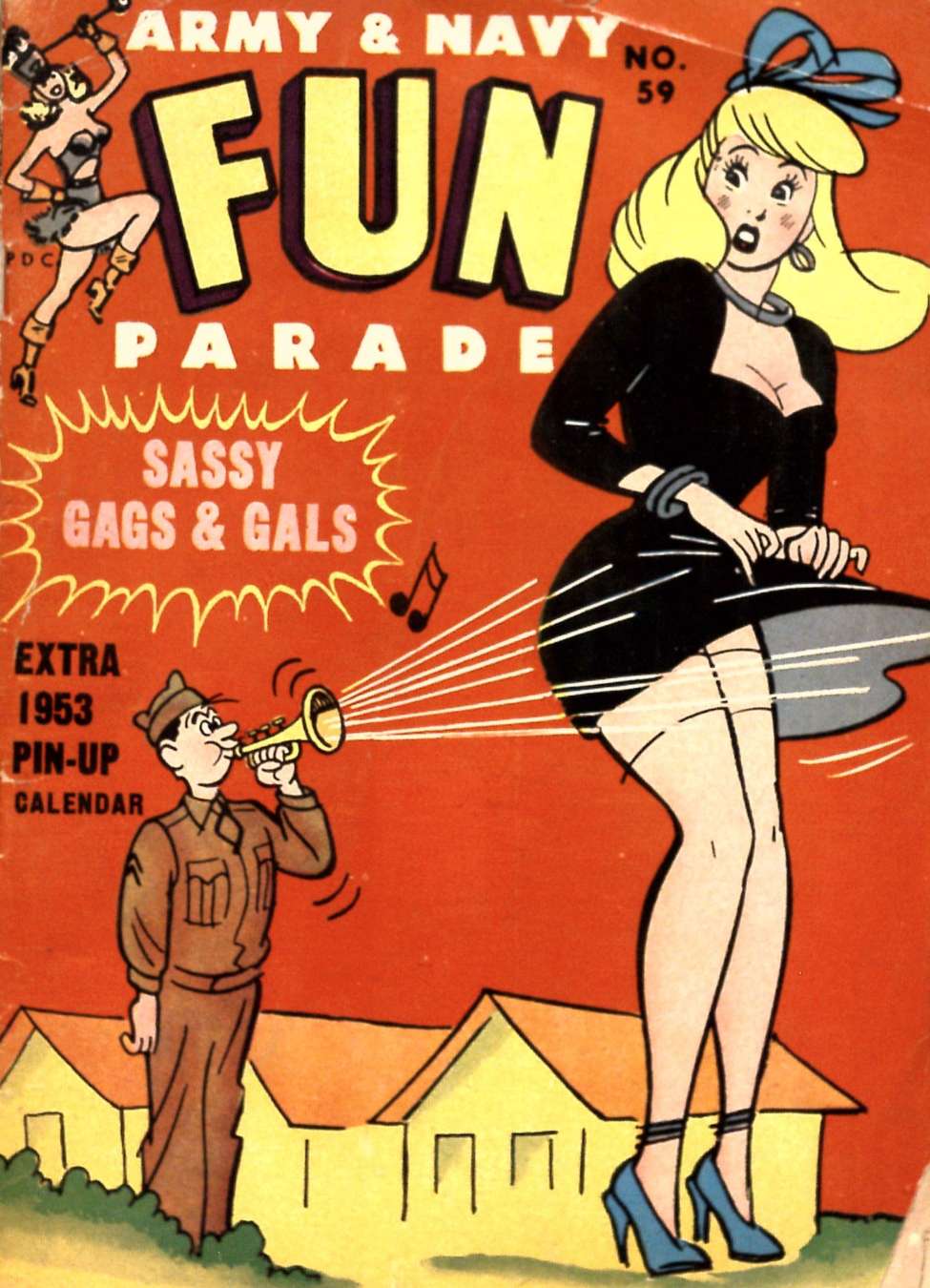 Comic Book Cover For Army & Navy Fun Parade 59