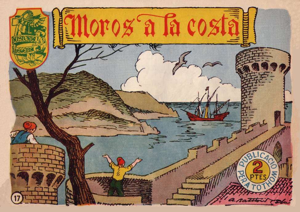 Comic Book Cover For Història i llegenda 17 - Moros a la costa
