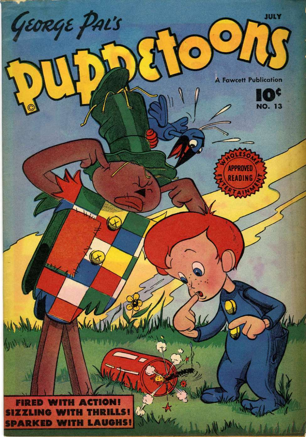 Comic Book Cover For George Pal's Puppetoons 13