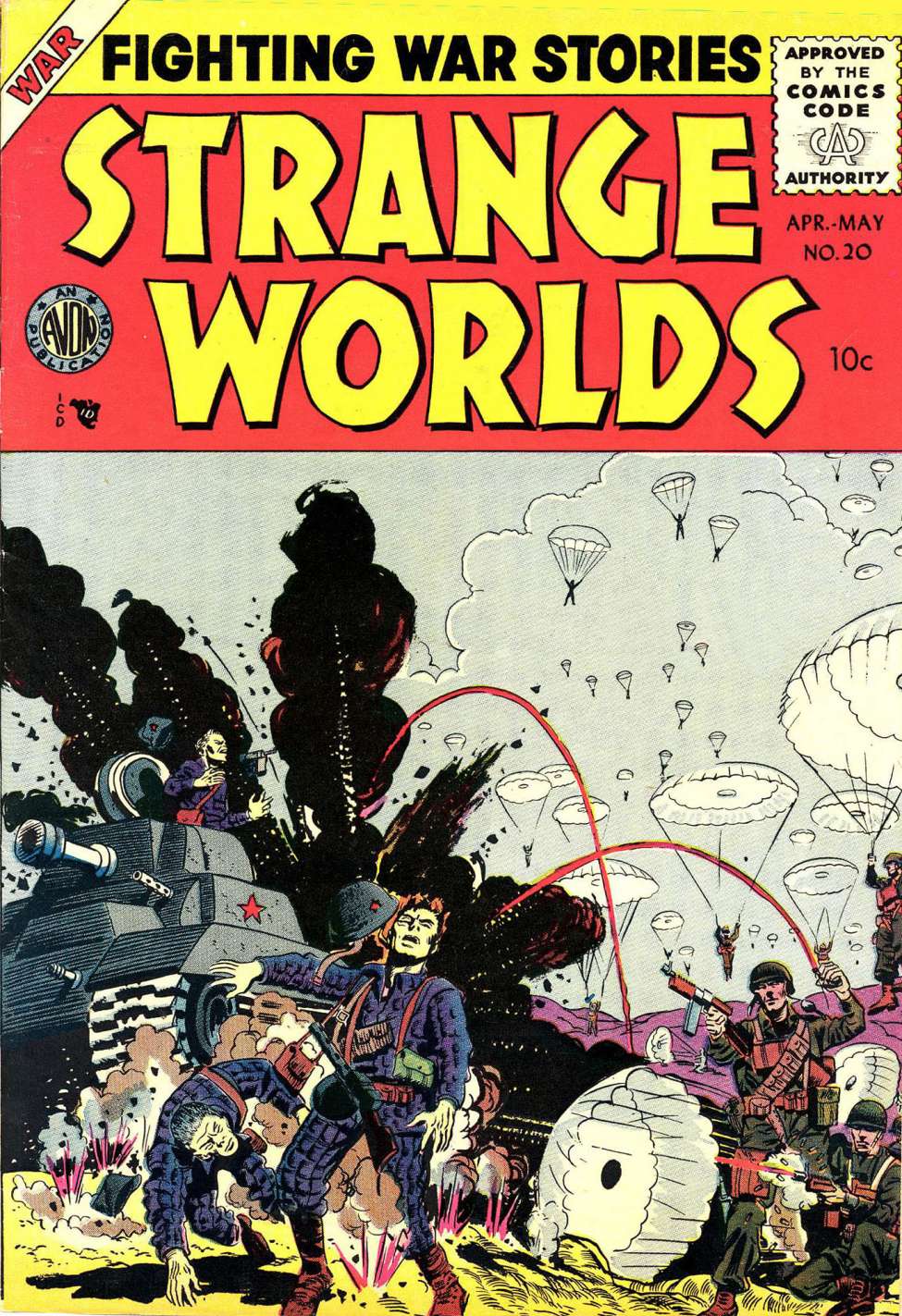 Comic Book Cover For Strange Worlds 20