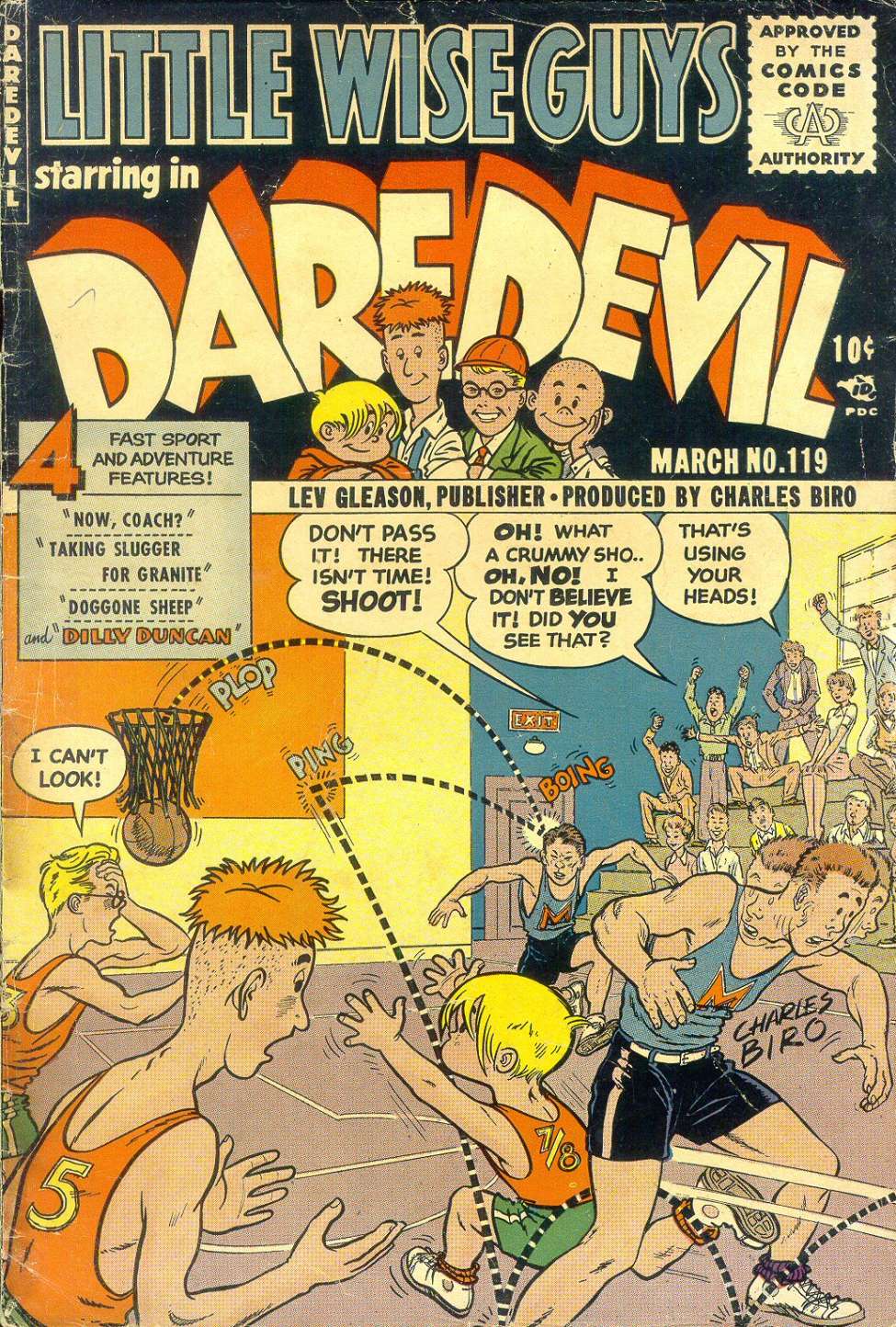 Comic Book Cover For Daredevil Comics 119 - Version 1
