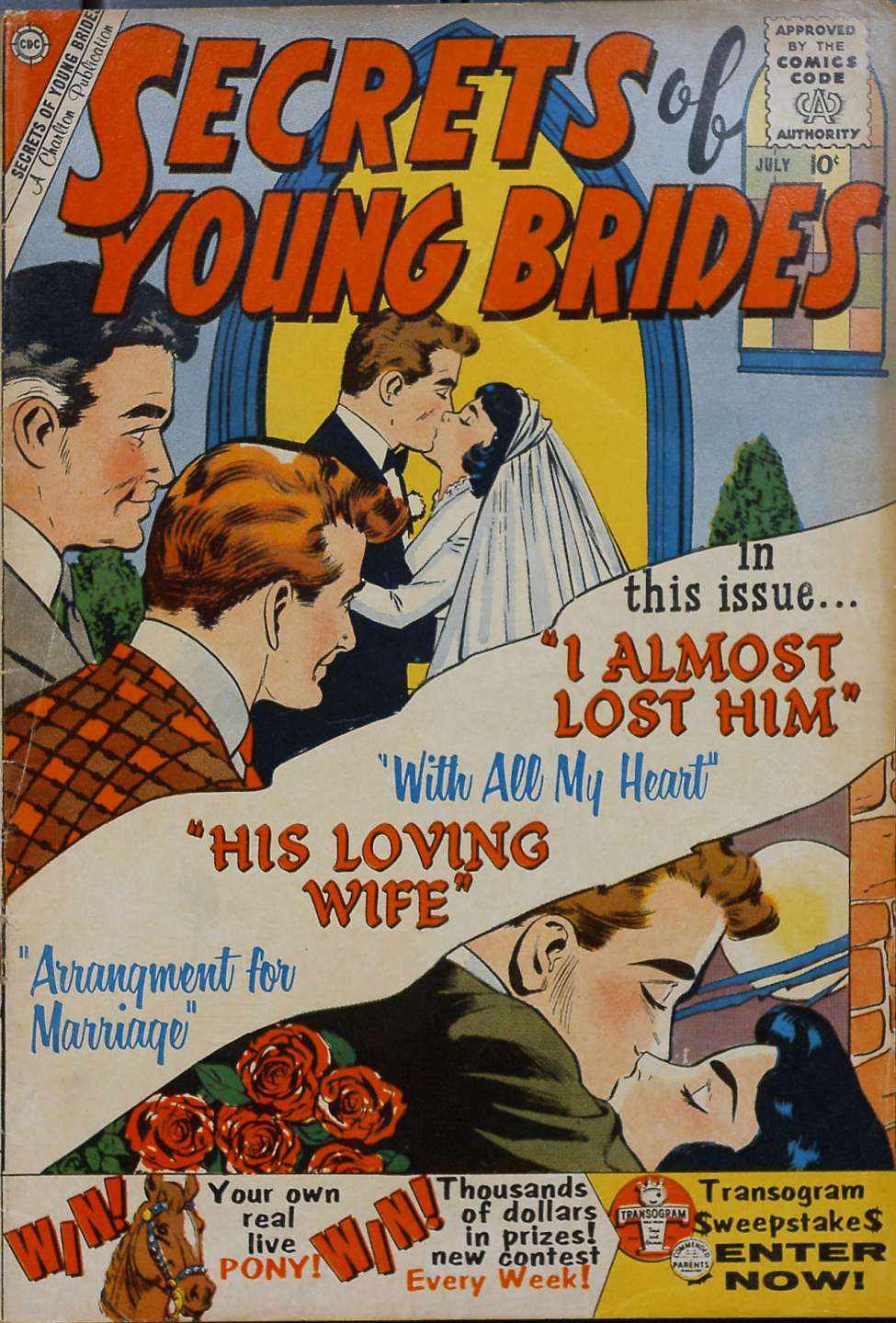 Comic Book Cover For Secrets of Young Brides 20